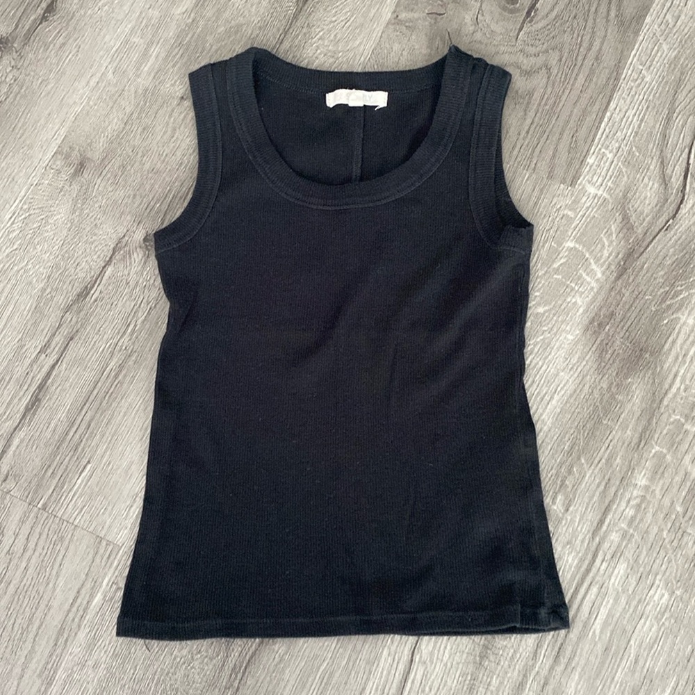 Girls Z Supply Black Ribbed Tank Top